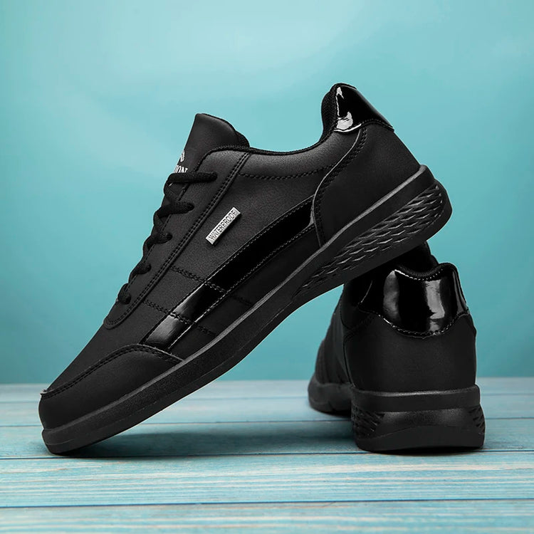 Pu Leather Men Shoes Sneakers Trend Casual Breathable Leisure Male Sneakers Non-Slip Footwear Vulcanized Shoes Tenis Masculino