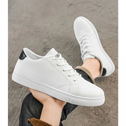 2026 Spring and Autumn Large Size New Trendy Men's Shoes Korean Style Breathable Versatile White Shoes Running Youth Casual Sports Shoes