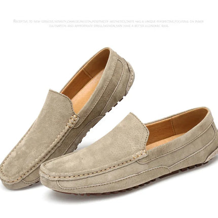 Mocassini da uomo in pelle scamosciata di lusso 2022 scarpe casual da uomo scarpe da barca fatte a mano da uomo Slipon scarpe da guida mocassini maschili Zapatos