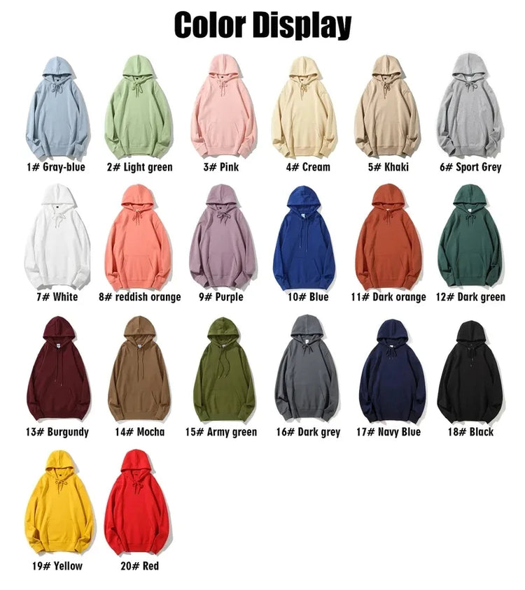 Custom Embroidered Hoodies - Personalised Names & Text Team Logo Customisable Logo Printing Winter/Spring 2025 New Arrival