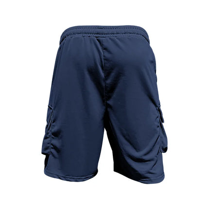 Fashionable New Summer Style T-shirt and Versatile Solid Color Shorts Set, a Casual and Sporty Men's Outfit