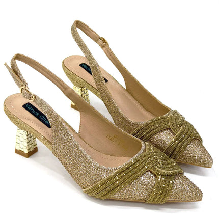 Temperamento Nuove scarpe da donna Scarpe da sposa Scarpe eleganti da donna Scarpe da festa da donna eleganti italiane in pelle con strass