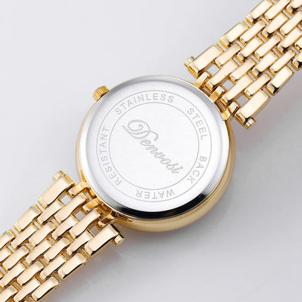 Orologio al quarzo da donna DENVOSI Orologio da polso da donna All-match con montatura di diamanti di lusso elegante e alla moda delle migliori marche platinumshop