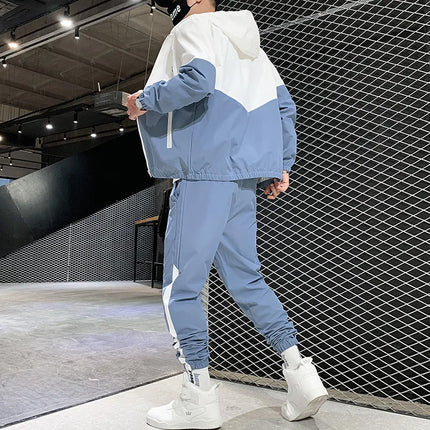 M-6XL-New-Men's-Sportswear-Set-from-Japan-South-Korea-Autumn-Casual-Wear-Men's-Hooded-Jacket-Leg-Tied-Pants-Trendy-Casual-Suit