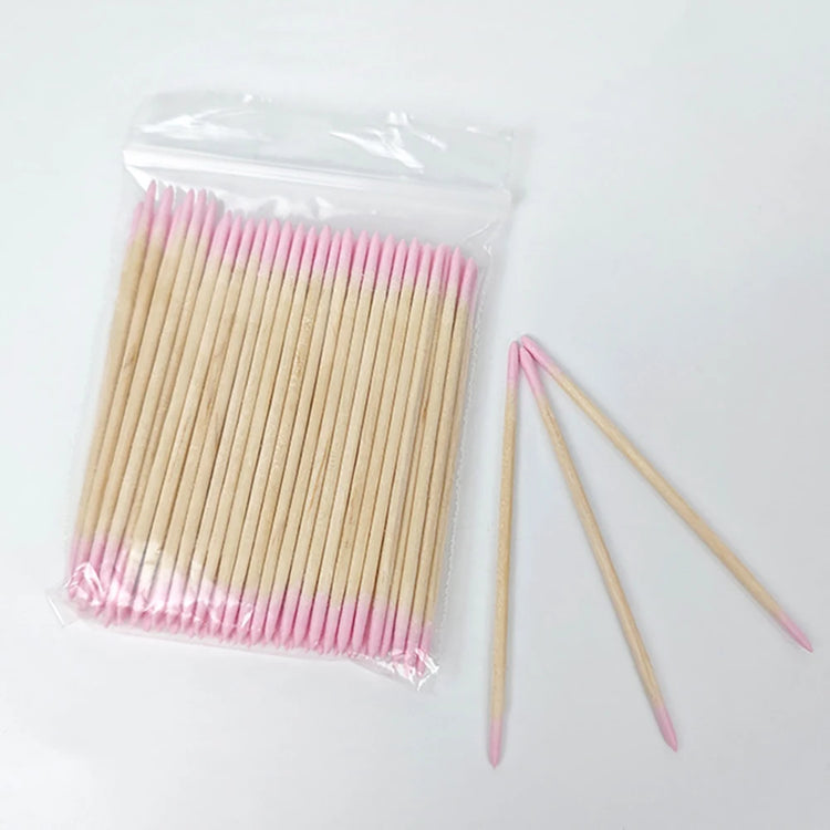 500/100Pcs Orange Wood Sticks for Nails BULK Double Sided Cuticle Pusher Remover Nail Art Manicure Pedicure Tool for 2027