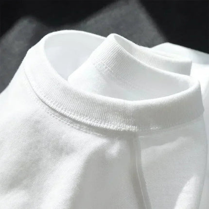 Men's All Seasons Plain Color Crew Neck Raglan Sleeve Long Sleeve Casual T-Shirt (Spring and Autumn) High-Quality Pure Cotton PlatiNum