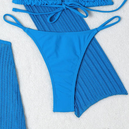 2026 Bikini sexy Costumi da bagno femminili Costumi da bagno a tre pezzi da donna Costumi da bagno da spiaggia Costumi da bagno Bikini brasiliano Set Bagnante da piscina platinumshop