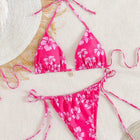 Costume da bagno donna micro bikini sexy 2026 Trend bikini perizoma in due pezzi Set costumi da bagno donna con lacci da spiaggia per costume da bagno donna PlatiNum