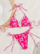Costume da bagno donna micro bikini sexy 2026 Trend bikini perizoma in due pezzi Set costumi da bagno donna con lacci da spiaggia per costume da bagno donna PlatiNum