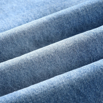 Men's Ripped Baggy Jeans Loose Fit Distressed Denim Pants Light Wash Y2K Streetwear Wide Leg Style PlatiNum