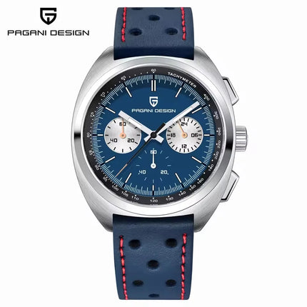 PAGANI DESIGN 2026 Nuovo Orologio al Quarzo con Quadrante Panda, Tutto in Acciaio, Movimento Giapponese, Cronografo di Lusso, Zaffiro, Luminoso, Impermeabile, Orologio da Uomo
