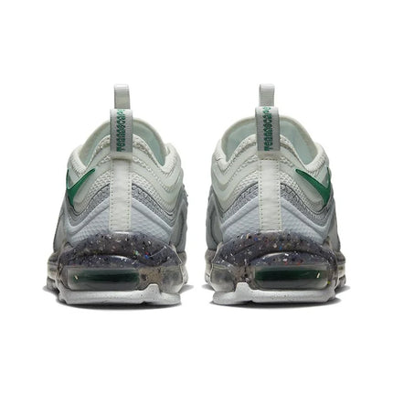 Scarpe da Corsa Nike Air Max 97 da Uomo, Modello Basso Bianco/Grigio/Verde DQ3976-100