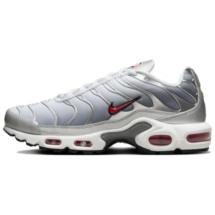 Nike Air Max Plus TN Unisex Low Top Running Shoes Gray Red Comfortable Durable Casual Sneakers HM9654-001