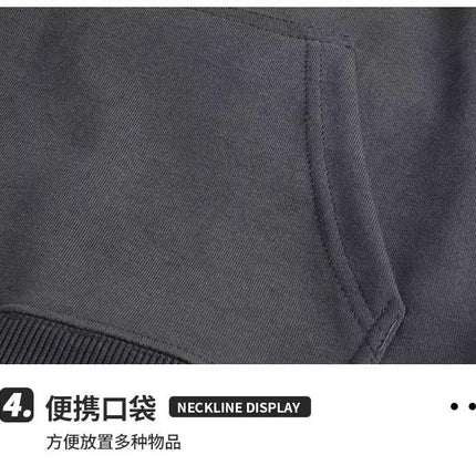 50% pure cotton casual long sleeved hooded sweatshirt for private customization, please contact M-5XL large size