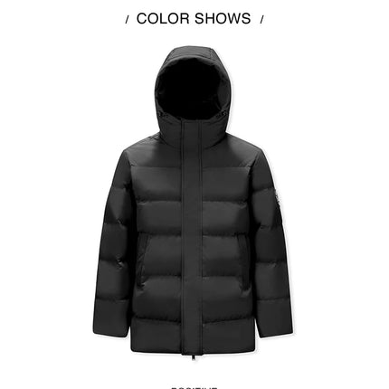 Semir Down Jacket Men 2026 Winter New Hooded Mid-Length Thick Versatile Coat