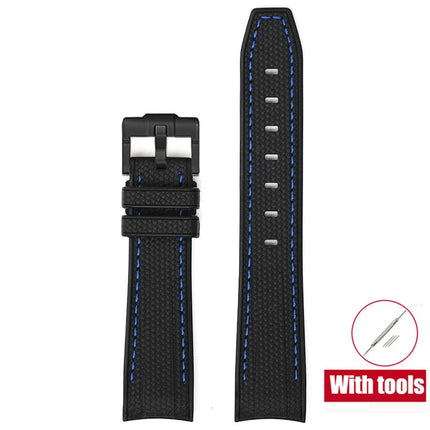 Cinturino in gomma per Swatch X Omega Joint MoonSwatch Cinturino sportivo impermeabile da 20 mm Cinturino con estremità curva in silicone per uomo donna platinumshop