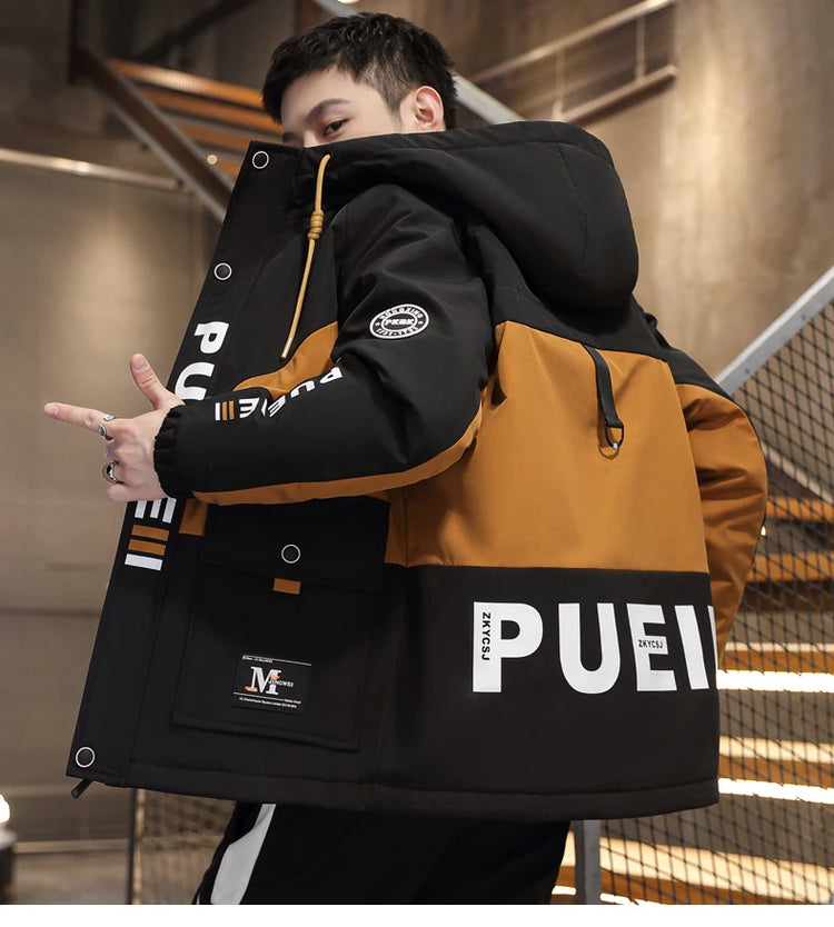 Two-Piece Men's Sets New 2026 Spring Autumn Sportswear Hooded Jacket And Long Pants Casual Loose Coat&Jogger Tracksuits Clothing