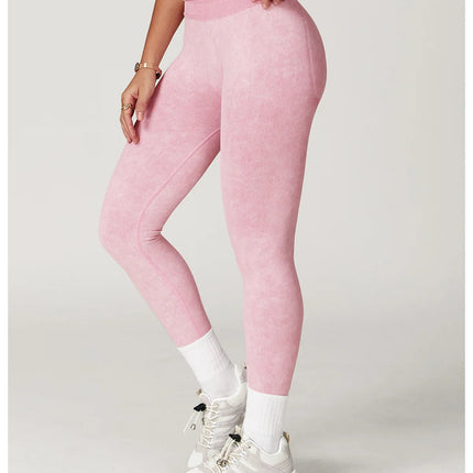 Yoga Pants Impact Leggings Women Seamless Sports Yoga Pant High Waist Ribbed Gym Clothes Fitness Workout Wear Scrunch Bum Tights PlatiNum
