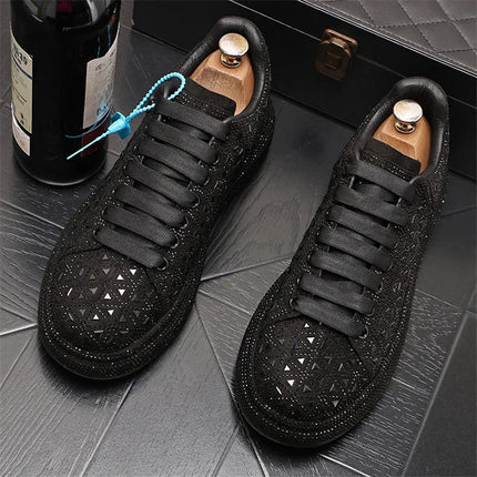Luxury Royal Style Mens Wedding Dress Shoes Spring Handmade Embroidery Pattern Exotic Designer Loafers Fashion Casual sneaker