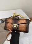 brown satchel