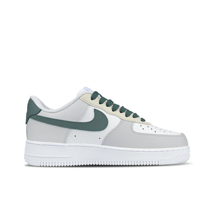 Nike Air Force 1 Cute Puppy Leather Abrasion Resistant Low top Skateboard Shoes Men's Asphalt Gray