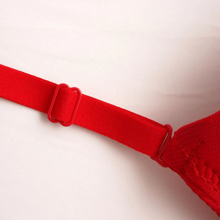 Style Sexy Bras For Women Lingerie red Female Push Up Underwear Four season collection bra 2-piece set B6005