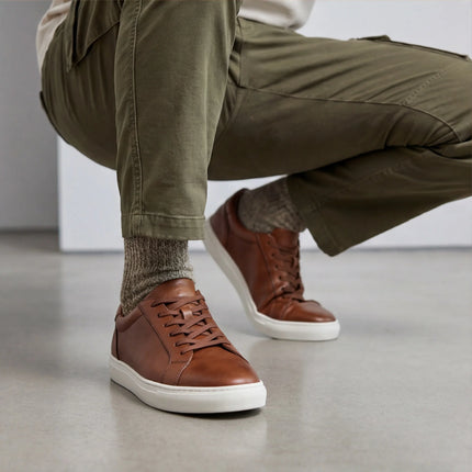 Men's Sneakers And Casual Shoes Plain Design Shoes For Man Casual Wear Man Shoes Contrast Sole Casual Style