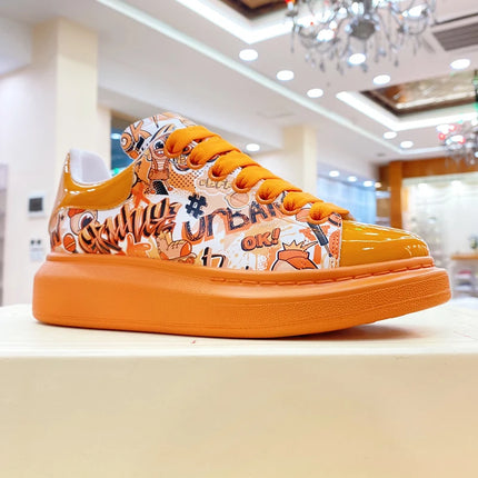 Handcrafted Leather Casual Sneakers Cowhide Leather Oversized Man Platform Trainers Originality Flat Loafer Shoes Men Footwear