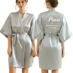 gray robe / XXL