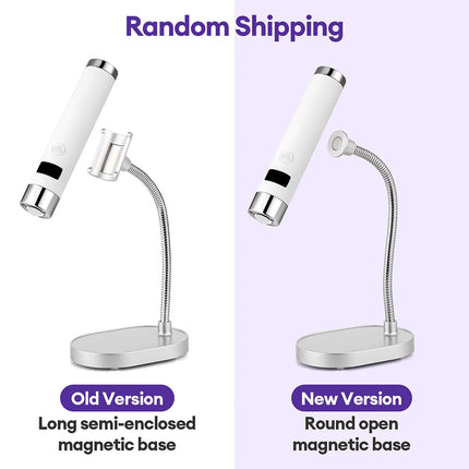 Rechargeable AI Sensor UV LED Nail Lamp Flexible Hose Dual Mode Touch Induction Desktop Handheld Gel Nail Lamp