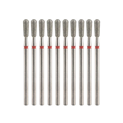 10Pcs Diamond Milling Cutter For Manicure Electric Nail Drill Bits Accessory Pedicure Machine Nail File Gel Remover Tool uñas Accesorios Y Herramientas