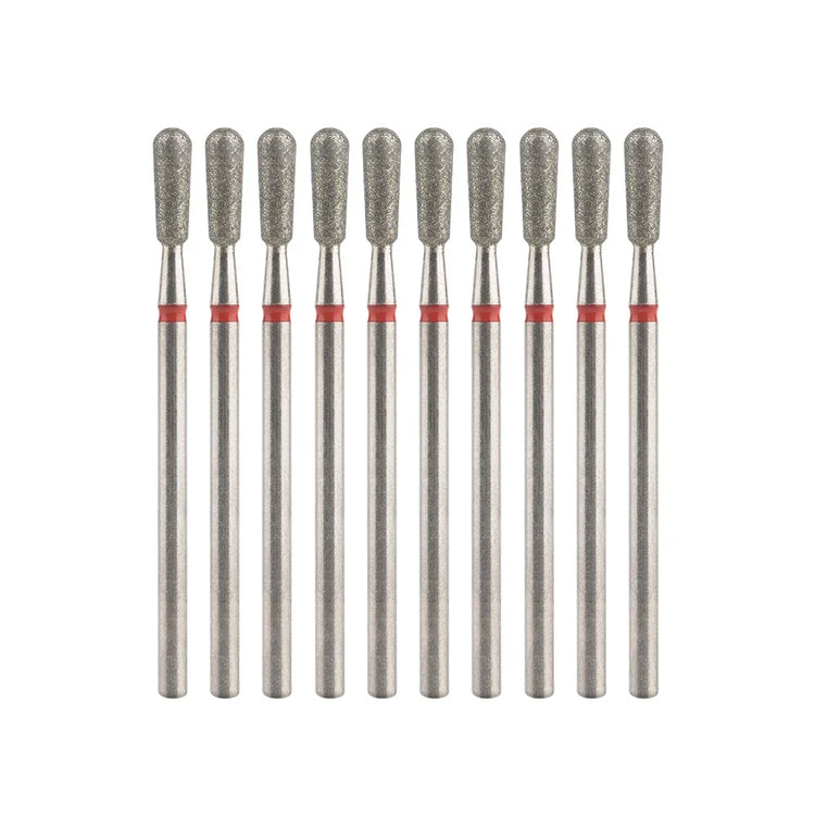 10Pcs Diamond Milling Cutter For Manicure Electric Nail Drill Bits Accessory Pedicure Machine Nail File Gel Remover Tool uñas Accesorios Y Herramientas