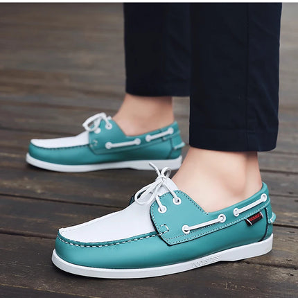 Moda uomo scarpe da barca scarpe da ponte Casual in pelle 2023 mocassini primavera autunno Designer di marca di lusso antiscivolo vendita calda