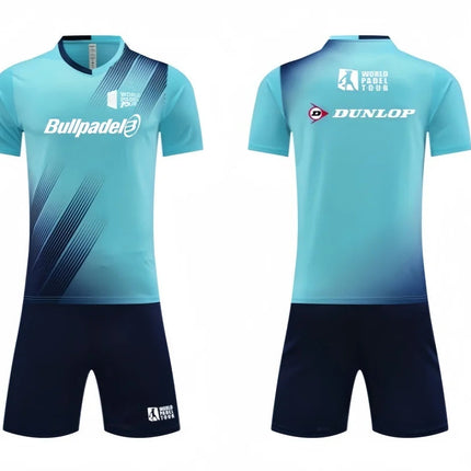 Men's T-shirt And Shorts Set Summer Men's Tennis Short Sleeve T-shirt Stylish And Comfortable Badminton Training Shorts PlatiNum