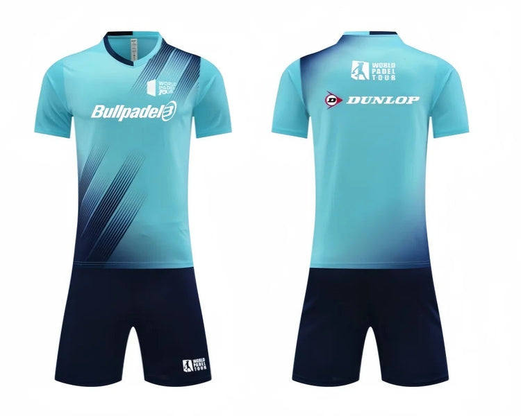 Men's T-shirt And Shorts Set Summer Men's Tennis Short Sleeve T-shirt Stylish And Comfortable Badminton Training Shorts PlatiNum