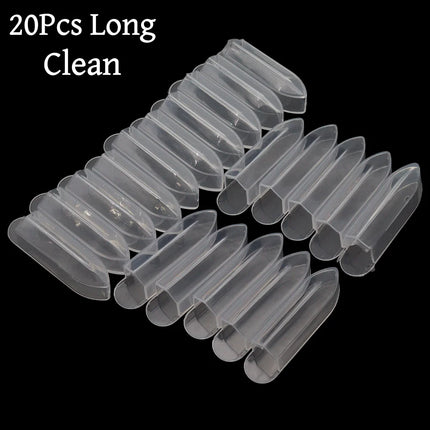 Transparent Plastic Cuticle Nipper Protective Cover Anti-Scratch Dustproof Storage Sleeve Nail Tool Tip Guard Cap