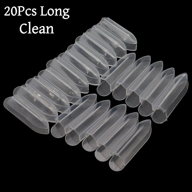 Transparent Plastic Cuticle Nipper Protective Cover Anti-Scratch Dustproof Storage Sleeve Nail Tool Tip Guard Cap