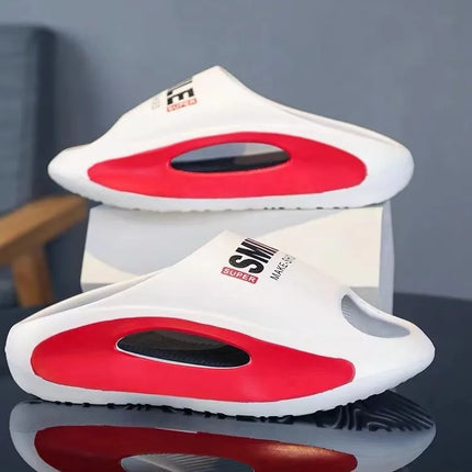 Pantofole in cocco Le donne indossano sandali Coppia fondo spesso Eva Step on Shit Feeling Home Home Pantofole di grandi dimensioni Scarpe