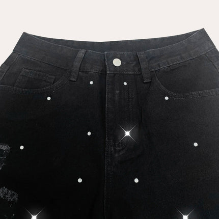 Shorts Female Jeans Jorts New Summer Spring Women Stretch Free Denim Casual Wear Fashion Trendy PlatiNum