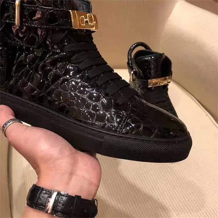 Male Genuine Natural Leather Shoes Luxury Brand Comfortable Casual White Designer High Quality Sneakers Gifts For Man Original