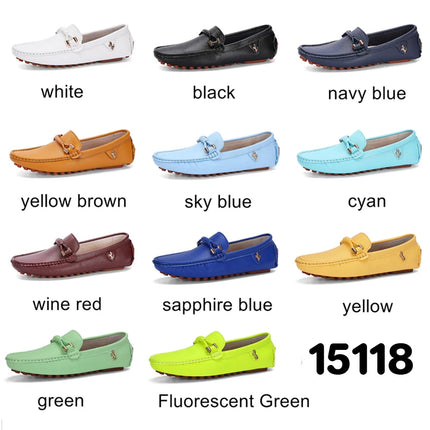 YRZL Mocassini da uomo Scarpe in pelle fatte a mano Scarpe da guida casual Scarpe slip-on Mocassini comodi di lusso Scarpe da uomo Taglie forti 37-48