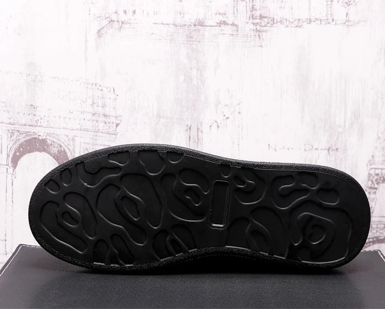 Luxury Fashion New Designer Charm Men's Lace Up Rhinestone Platform Causal Shoes Male All Match Sport Walking Runner Sneakers