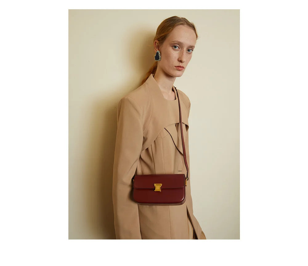 LA FESTIN Original Brand New Shoulder Crossbody Bag Handbag Women Leather Bag Small Square Bag Ladies Designer Fashion Bags