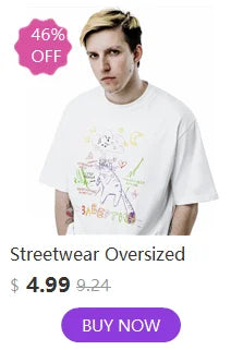 Y2K T-shirt Short Kpop Street Fashion Print Unisex Short Sleeve Top Casual Loose Drawstring Shorts Pants Women Men Clothing Tees