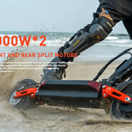 JOYOR T10 Scooter elettrico per adulti 1000W * 2 Motore 60V18AH Batteria Skateboard fuoristrada 10 "Pneumatico fuoristrada Pieghevole E-Scooter platinumshop