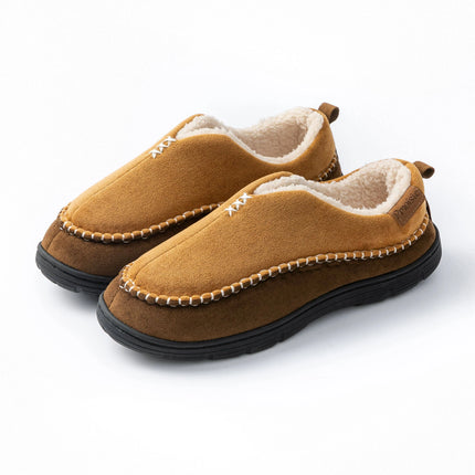 inter Men's Mark Line Slippers With Anti Slip TPR Sole, Soft, Warm, Comfortable And High-Quality Indoor Shoes