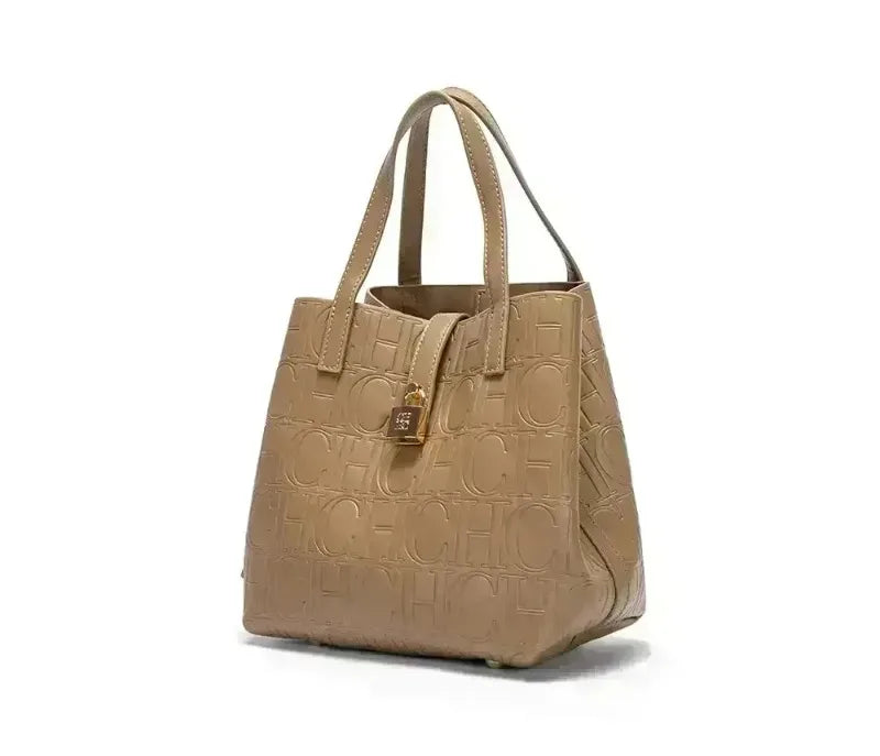 2025 Borsa da donna di moda di lusso nuova borsa a secchiello borsa da lettera di grande capacità con elemento in rilievo borsa per la spesa da donna Carolina Herrera