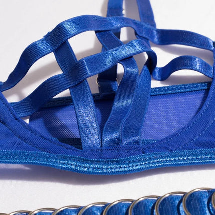 Toucheart Erotic Underwear Hollow Out Girl Complex Gathertogether Chest Support Straps Sexy Seductive Coquette Private Split Kit