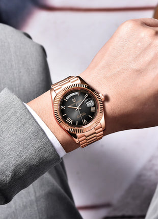 PAGANI DESIGN Orologio Automatico di Lusso DD40 2026 Nuovo con Data e Giorno della Settimana per Uomo, Vetro Zaffiro AR, Orologio Meccanico da Polso, Consegna da Magazzino UE