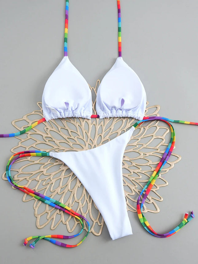 New Micro Sexy Bikini Set 2026, Brazilian Thong Swimsuit for Women, Sexy Biquini